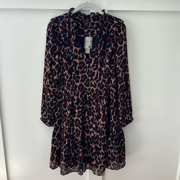 J.Crew Leopard Dress - Picture 1 of 3